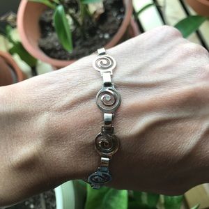 Sterling Silver Mexican “Journey” Bracelet